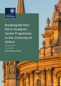 Breaking Barriers report cover page thumbnail